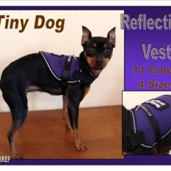 Reflective Padded Service Dog Vest - Sm/Med Dog -Puppy`s Store 707548REF full 77808.1638911346