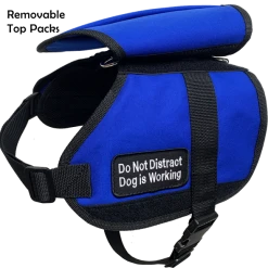 Service Dog Saddle Bag Harness Vest W/ Removable Packs -Puppy`s Store 707552 104 full 83232.1646859035