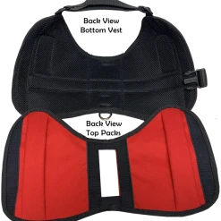 Service Dog Saddle Bag Harness Vest W/ Removable Packs -Puppy`s Store 707552 110 full 57430.1646859035