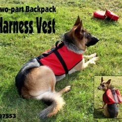 Two-Part Service Dog Backpack Harness Vest -Puppy`s Store 707553 5 full 15769.1638911346