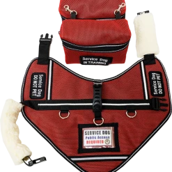 Ultimate Mesh Working Dog Vest W/ Clip-On Accessory Bags -Puppy`s Store 7075533 5 full 54305.1653996649