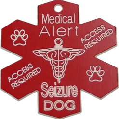 Medical Alert Seizure Dog ID Tag