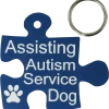 Autism Service Dog Tag