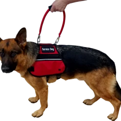 Padded Cordura Clip-on Bridge Handle -All Colors W/ Service Dog ID Band -Puppy`s Store 7075551 10 full 04241.1644234141