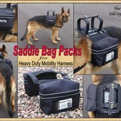 Saddle Bag Packs For Heavy Duty Mobility Harness -Puppy`s Store 7075552BG 2 full 90129.1638911420