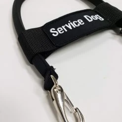 12" Nylon Clip-on Bridge Handle W/Service Dog ID Band -Puppy`s Store 7075556 4 full 76422.1638911514