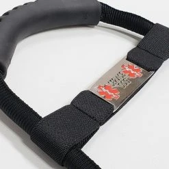 Solid Snap-On Service Dog Bridge Handle With Medical ID Band -Puppy`s Store 7075559 3 full 75341.1638911513