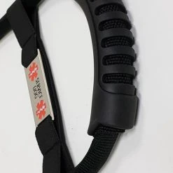 Solid Snap-On Service Dog Bridge Handle With Medical ID Band -Puppy`s Store 7075559 4 full 92093.1638911515