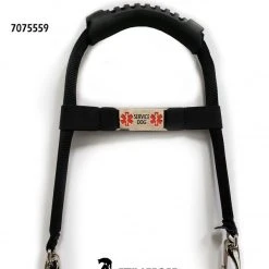 Solid Snap-On Service Dog Bridge Handle With Medical ID Band -Puppy`s Store 7075559 ad full 10318.1638911520