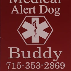 Custom Engraved Service Dog Metal Badge -Puppy`s Store 7075564per 103 full 36707.1645445301