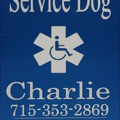 Custom Engraved Service Dog Metal Badge -Puppy`s Store 7075564per 105 full 97264.1645445301