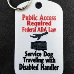 Service Dog Metal Identification Tag Double Sided -Puppy`s Store 707556MDT 12 full 04912.1638911416