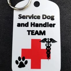 Service Dog Metal Identification Tag Double Sided -Puppy`s Store 707556MDT 14 full 69601.1638911419