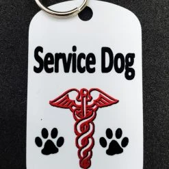 Service Dog Metal Identification Tag Double Sided -Puppy`s Store 707556MDT 4 full 62397.1638911398