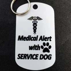 Service Dog Metal Identification Tag Double Sided -Puppy`s Store 707556MDT 7 full 87538.1638911406