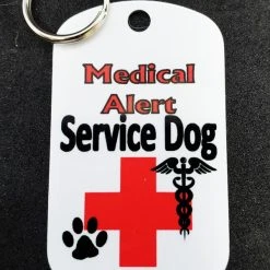 Service Dog Metal Identification Tag Double Sided -Puppy`s Store 707556MDT 8 full 11303.1638911410