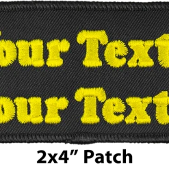 Custom Embroidered Text Patch -Puppy`s Store 707560CT 5 full 51559.1651489682