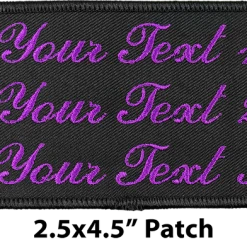 Custom Embroidered Text Patch -Puppy`s Store 707560CT 6 full 00494.1651489682