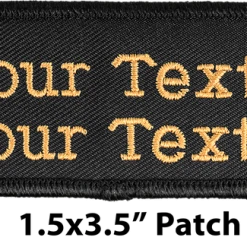 Custom Embroidered Text Patch -Puppy`s Store 707560CT 8 full 47295.1651489682