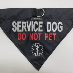 Service Dog Reflective Bandana Dog Collar -Puppy`s Store 707569 1 full 59056.1638911525
