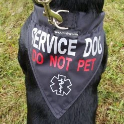 Service Dog Reflective Bandana Dog Collar -Puppy`s Store 707569 4 full 97138.1638911529