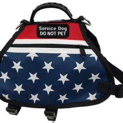 American Patriotic Service Dog Dual Pocket Vest -Puppy`s Store 707574 10 full 59532.1638911529