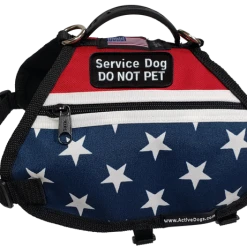 American Patriotic Service Dog Dual Pocket Vest -Puppy`s Store 707574 9 full 31848.1638911528