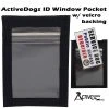 ID Window Pocket W/ Velcro Backing