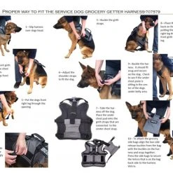 Service Dog Saddle Bag Grocery Getter Harness Vest -Puppy`s Store 707579 16 full 70318.1638911476