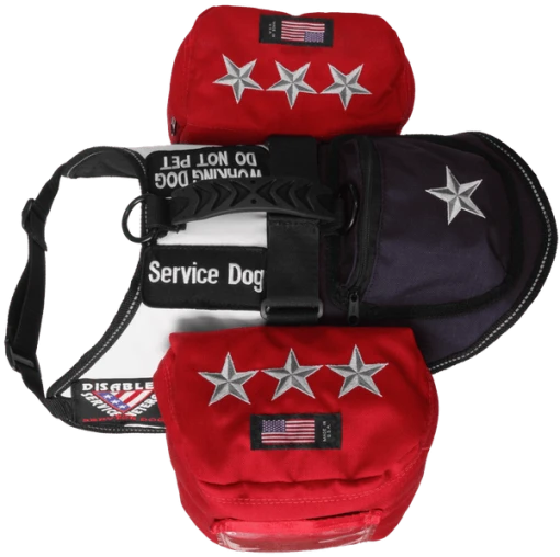 Patriotic Tri Pack Service Dog Vest -Puppy`s Store 707584 5 full 23769.1638911461