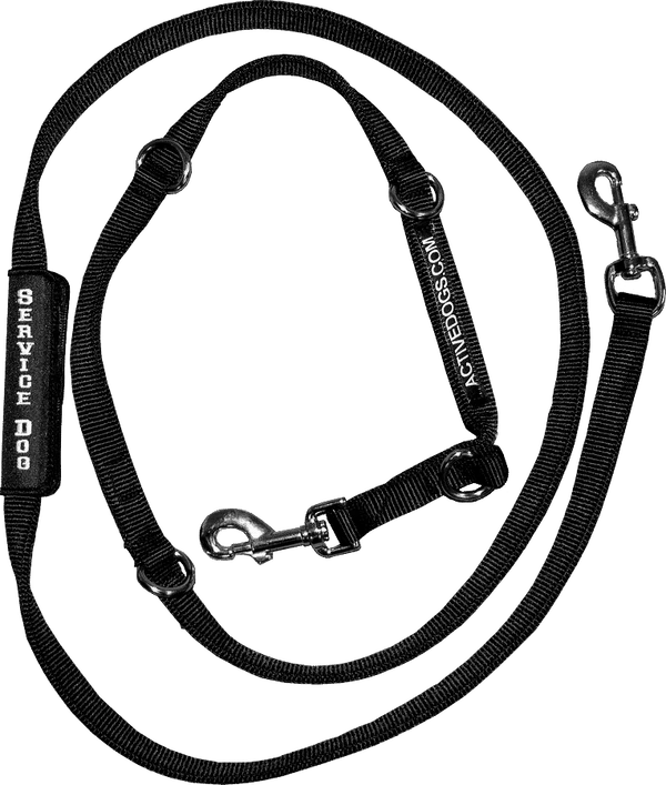 Hands Free Crossbody Service Dog Leash 1 Hands Free Crossbody Service Dog Leash