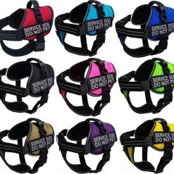 Padded Air-Tech Service Dog Harness Vest - 13 Color Variety -Puppy`s Store 707644 101 full 82816.1638911450