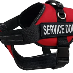 Service Dog Starter Kit - Padded Air-Tech Service Dog Harness Vest + Clip-on Bridge Handle & More -Puppy`s Store 707645 101 full 86057.1653306090