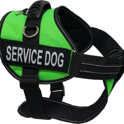 Service Dog Starter Kit - Padded Air-Tech Service Dog Harness Vest + Clip-on Bridge Handle & More -Puppy`s Store 707645 104 full 29296.1653306090