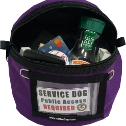Service Dog Clip-on Large Bag W/ ID Window -Puppy`s Store 707761 13 full 74232.1638911520