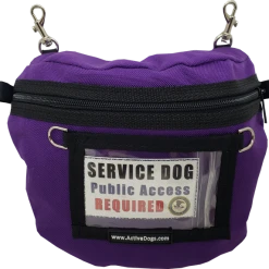 Service Dog Clip-on Large Bag W/ ID Window -Puppy`s Store 707761 4 full 39807.1638911528