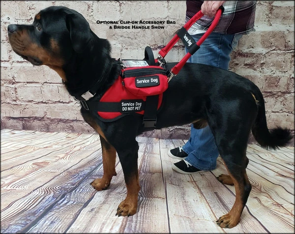 Service Dog Clip-on Small Bag W/ Patch 4 Service Dog Clip-on Small Bag W/ Patch - Image 4