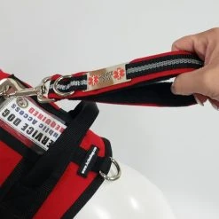Service Dog Reflective Pull Tab Leash - 13 Color Variety -Puppy`s Store 707766 9 full 42069.1638911526