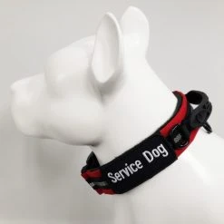 Service Dog Reflective Patch Collar W/ Handle -Puppy`s Store 707767 14 full 00288.1638911513