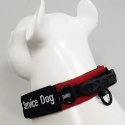 Service Dog Reflective Patch Collar W/ Handle -Puppy`s Store 707767 6 full 52387.1638911520