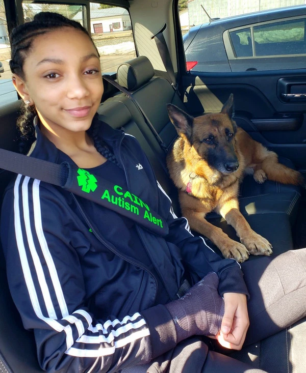 Custom Text Medical Alert Padded Seat Belt Cover 2 Custom Text Medical Alert Padded Seat Belt Cover - Image 2