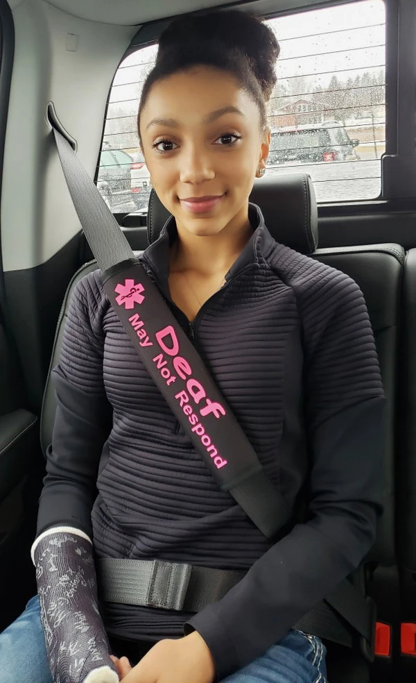 Custom Text Medical Alert Padded Seat Belt Cover 9 Custom Text Medical Alert Padded Seat Belt Cover - Image 9