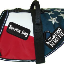 Patriotic Service Dog Vest With Handle -Puppy`s Store 707875 1 full 17825.1650278819