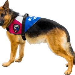 Patriotic Mesh Service Dog Vest -Puppy`s Store 707876 2 full 75613.1656327818