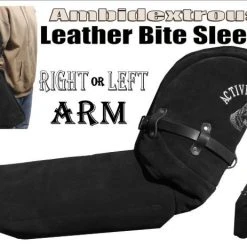 Ambidextrous Suede Leather Bite Sleeve -Puppy`s Store 802505AD1 72603.1638911340