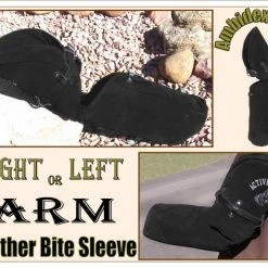 Ambidextrous Suede Leather Bite Sleeve -Puppy`s Store 802505AD3thumb01 52234.1638911344