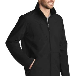 Custom Logo Softshell Jacket 7 Custom Logo Softshell Jacket -Puppy`s Store 8391 BlackBlack 4 J336BlackBlackModel3Q 337W 70126.1644617249