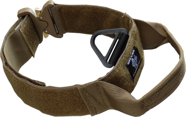 CaliberDog ID Collar With Cobra Buckle & Handle 1 CaliberDog ID Collar With Cobra Buckle & Handle
