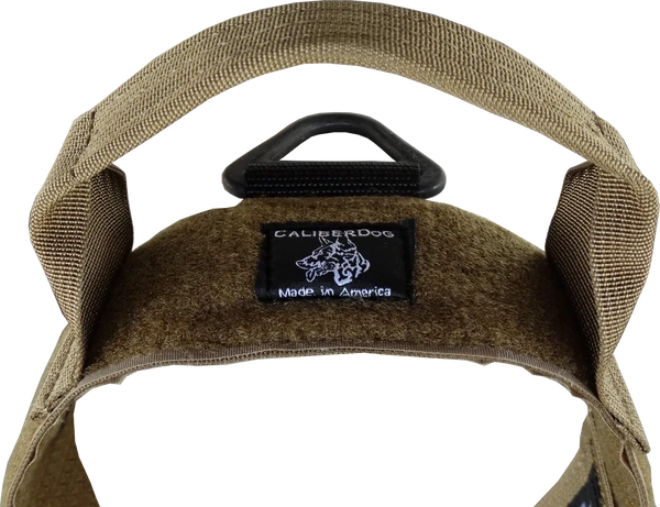 CaliberDog ID Collar With Cobra Buckle & Handle 3 CaliberDog ID Collar With Cobra Buckle & Handle - Image 3