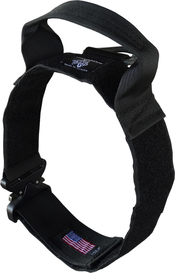 CaliberDog ID Collar With Cobra Buckle & Handle 8 CaliberDog ID Collar With Cobra Buckle & Handle - Image 8